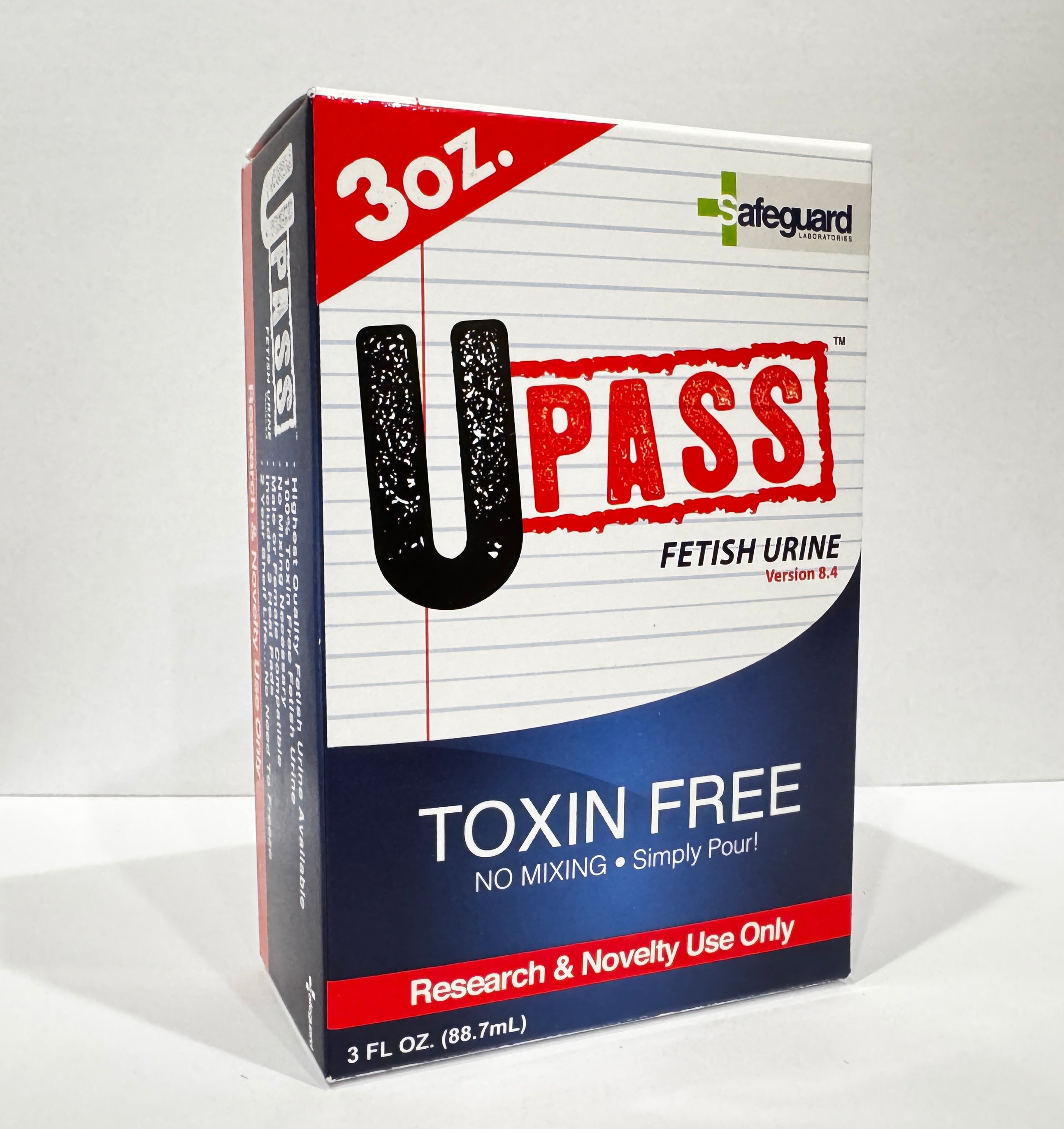 Upass synthetic urine 3oz single pack box